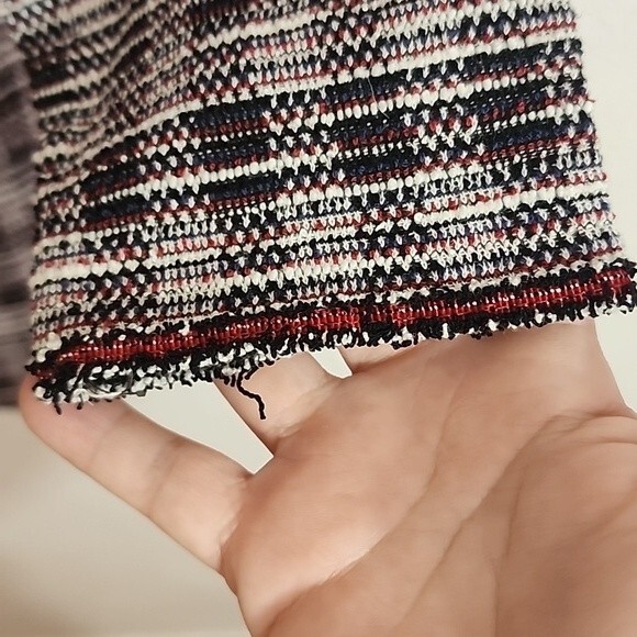 Max Studio multi-color woven long sleeve dress size L - Picture 6 of 9